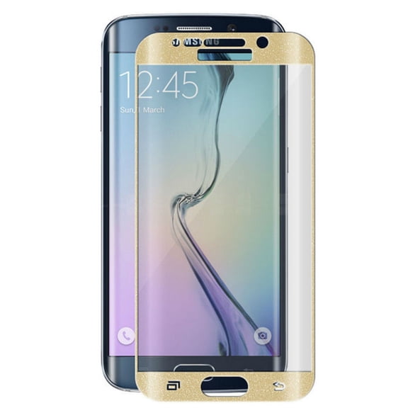 Samsung Galaxy S7 Edge Full Cover (Gold) 3D Tempered Glass Screen Protector
