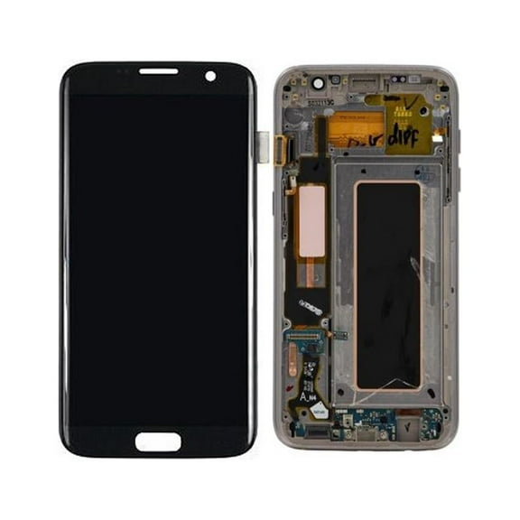 Samsung Galaxy S7 Edge G935W8 LCD Digitizer Assembly Replacement With Frame - Black