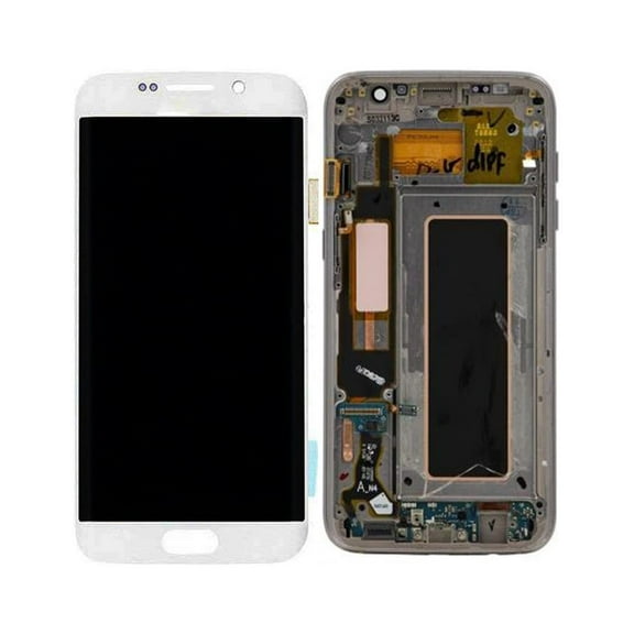 Samsung Galaxy S7 Edge G935W8 LCD Digitizer Assembly Replacement With Frame - White