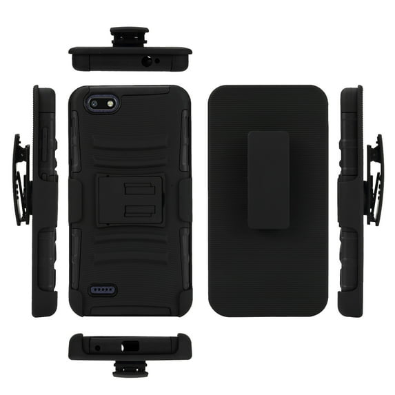 Samsung Galaxy S7 Edge Phone Case, Strong Durable Kickstand Clip Shock Resistant for Samsung Galaxy S7 Edge Phone Case Black/Blue