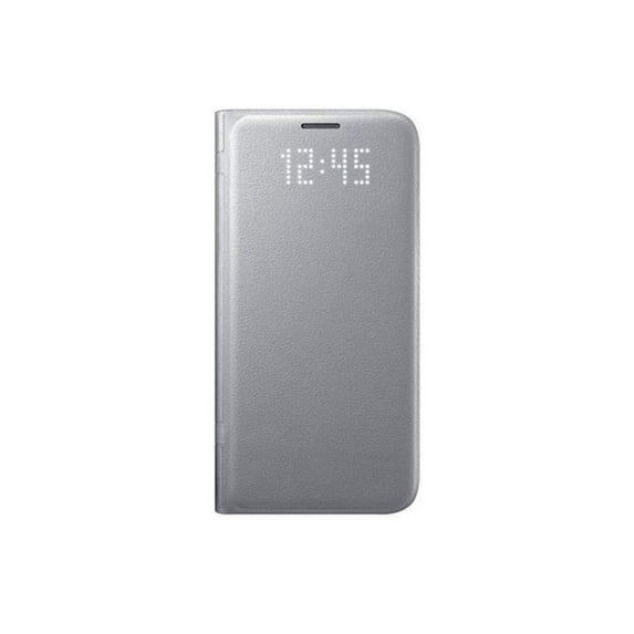 Samsung Galaxy S7 LED Flip Wallet Cover I Color: Silver
