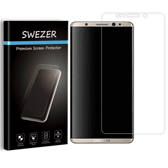 Samsung Galaxy S8 [3-Pack] SWEZER FULL COVER Screen Protector, HD Clear, Anti-Scratch, Anti-Bubble