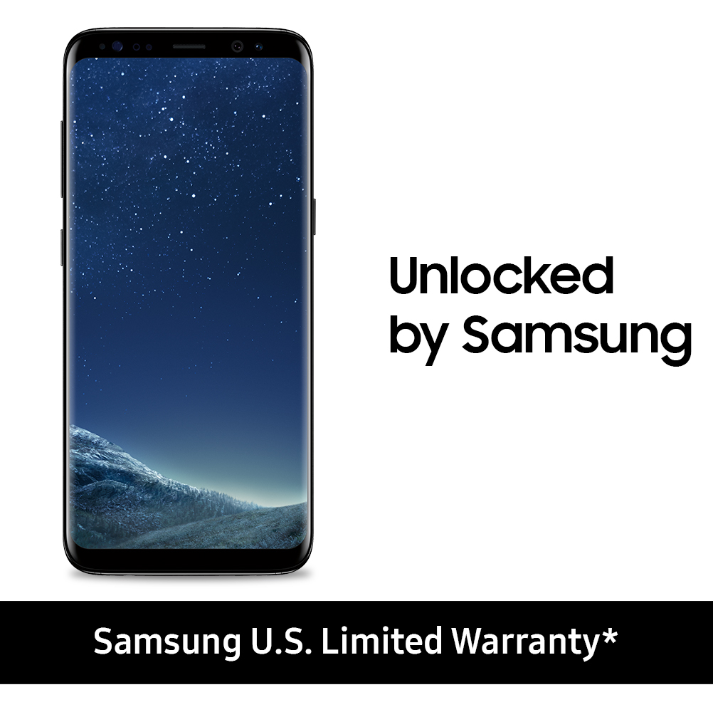 Samsung Galaxy S8 64GB (Unlocked) - Midnight Black - image 1 of 7