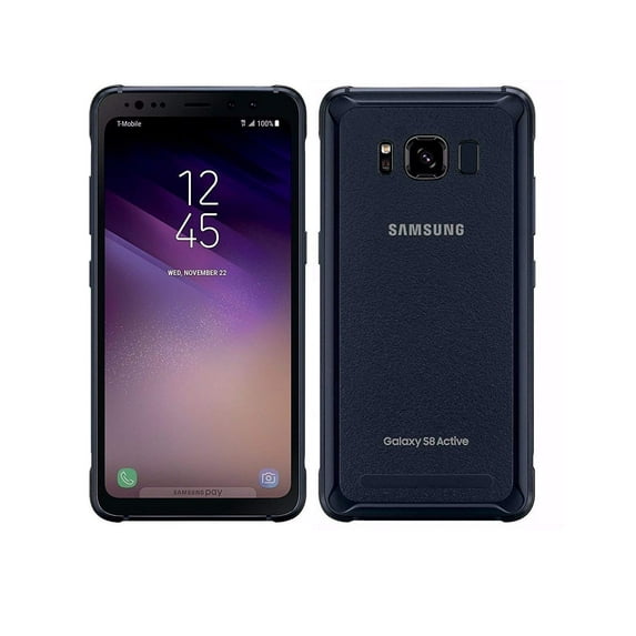 Samsung Galaxy S8 Active (G892A) AT&T Military-Grade Durable Smartphone w/ 5.8" Shatter-Resistant Glass, Meteor Gray