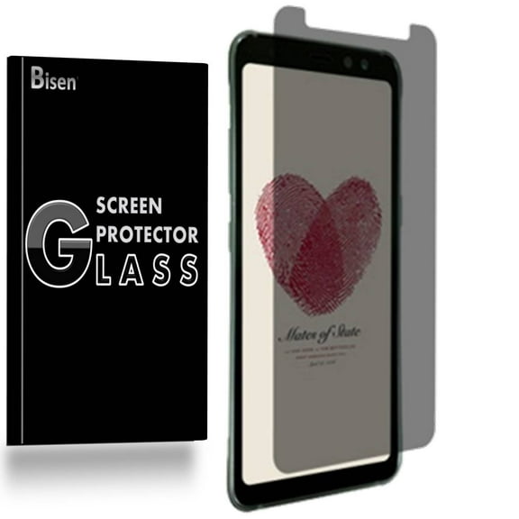 Samsung Galaxy " S8 Active " [NOT For Samsung S8 / S8+] [2-Pack BISEN] Privacy Tempered Glass Screen Protector, Anti-Spy Anti-Scratch, Anti-Shock, Shatterproof