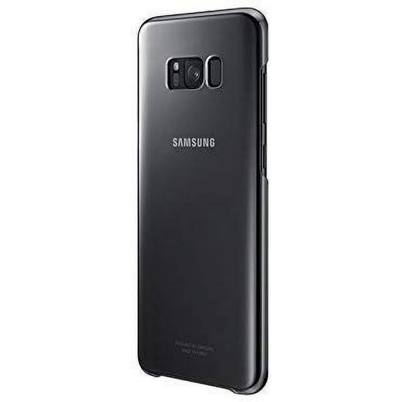Samsung Galaxy S8+ Clear Protective Cover, Black