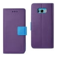 thumbnail image 1 of Samsung Galaxy S8 Edge/ S8 Plus 3-in-1 Wallet Case In Purple, 1 of 4