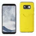thumbnail image 1 of Samsung Galaxy S8 Edge/ S8 Plus Anti-slip Texture Protector Cover With Card Slot In Yellow, 1 of 4