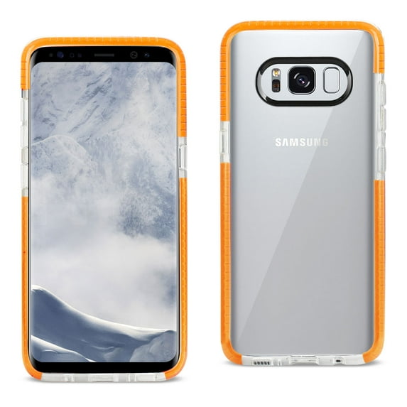 Samsung Galaxy S8 Edge/ S8 Plus Soft Transparent Tpu Case In Clear Orange