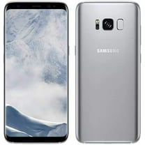 Pre-Owned Samsung Galaxy S8 Plus SM-G955U 64GB Smartphone Unlocked - 64 GB, Silver, Used
