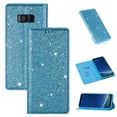 thumbnail image 1 of Samsung Galaxy S8 Plus Wallet Case, Dteck Bling Slim PU Leather Magnetic Flip Folio Stand Case Cover Built-in One Card Holder For Samsung Galaxy S8+, Blue, 1 of 6