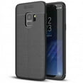 thumbnail image 1 of Samsung Galaxy S9 Plus Slim Fit PU Leather Case Cover Reinforced Bumper Shock Absorbent Black, 1 of 8