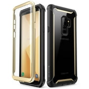 Samsung Galaxy S9 Plus case, i-Blason Ares Full-body Rugged Clear Bumper Case Without Built-in Screen Protector Gold