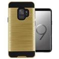 thumbnail image 1 of Samsung Galaxy S9 Shockproof Slim Fit Hybrid Dual Layer Protection Case with Brush Finish Back Cover, 1 of 3