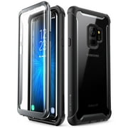Samsung Galaxy S9 case, i-Blason Ares Full-body Rugged Clear Bumper Case Without Built-in Screen Protector Black