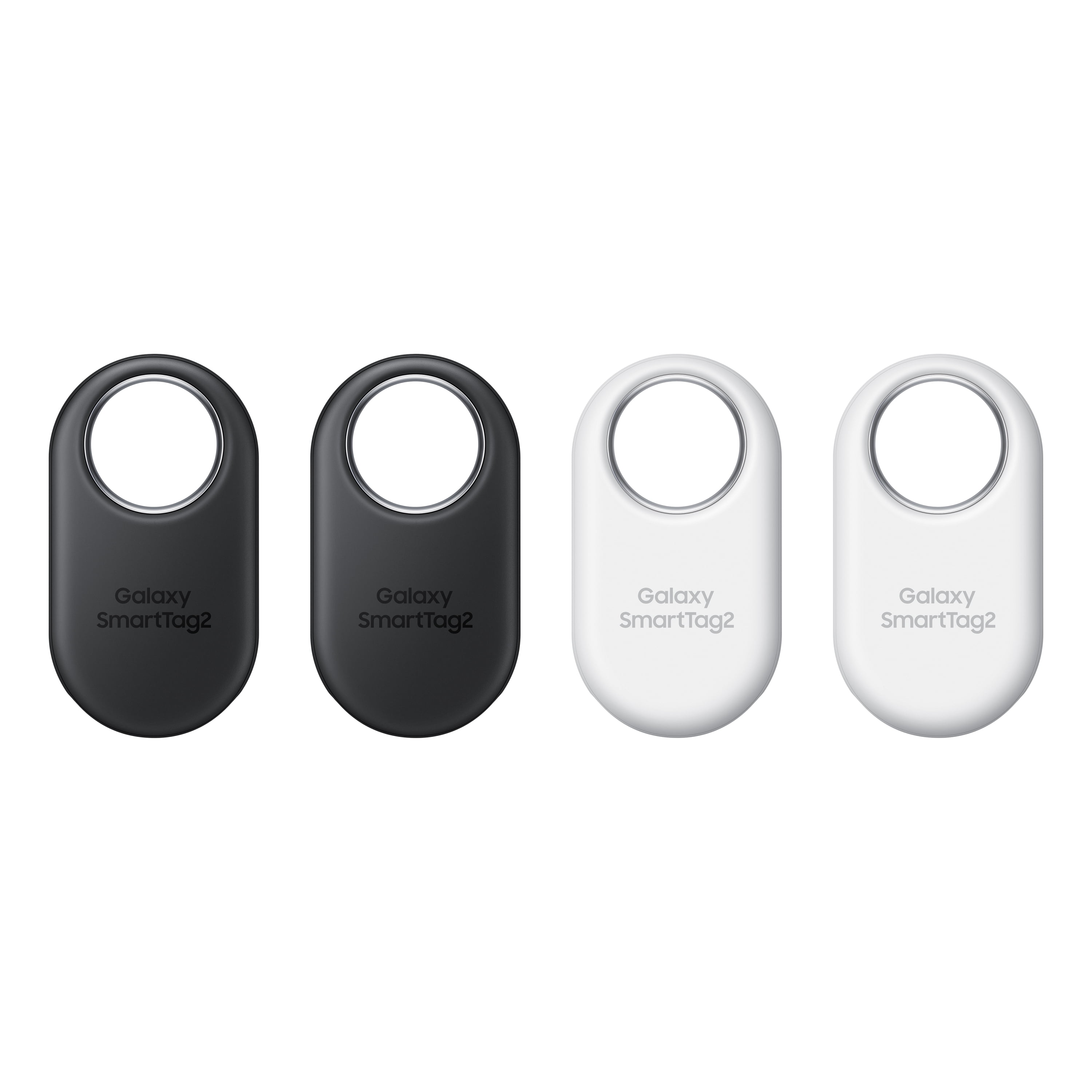 Samsung Galaxy SmartTag2, 4 Pack, Item Tracking, Black and White