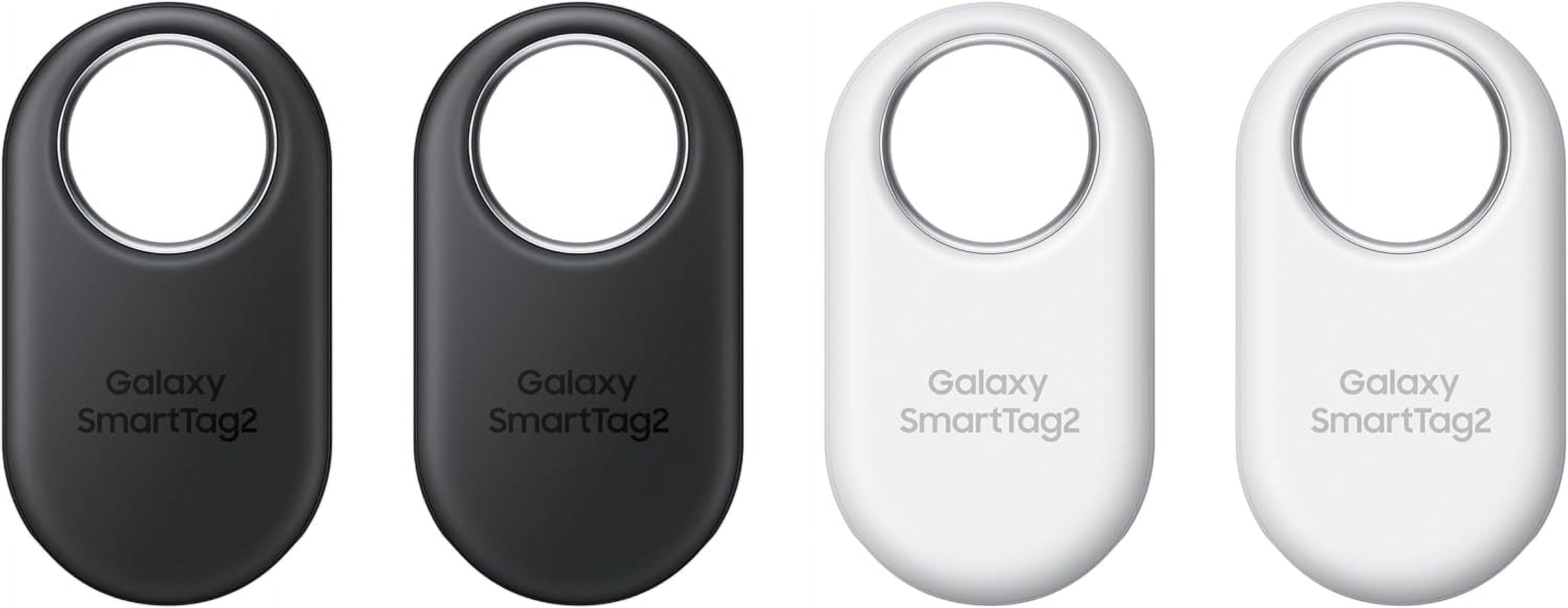 Samsung Galaxy SmartTag2 - Anti-loss Bluetooth tag for cellular phone - white, black (pack of 4)