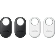 Samsung Galaxy SmartTag2 - Anti-loss Bluetooth tag for cellular phone - black, white pack of 4