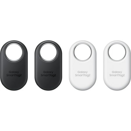 Samsung Galaxy SmartTag2, Bluetooth Tracker, Smart Tag GPS Locator Tracking Device, Item Finder for Keys, Wallet, Luggage, Use w/Phones Tablets Android 11 or Later, 2023, 4 Pack, 2 Black, 2 White price history and forecast - Samsung EI-T5600KWEWMT