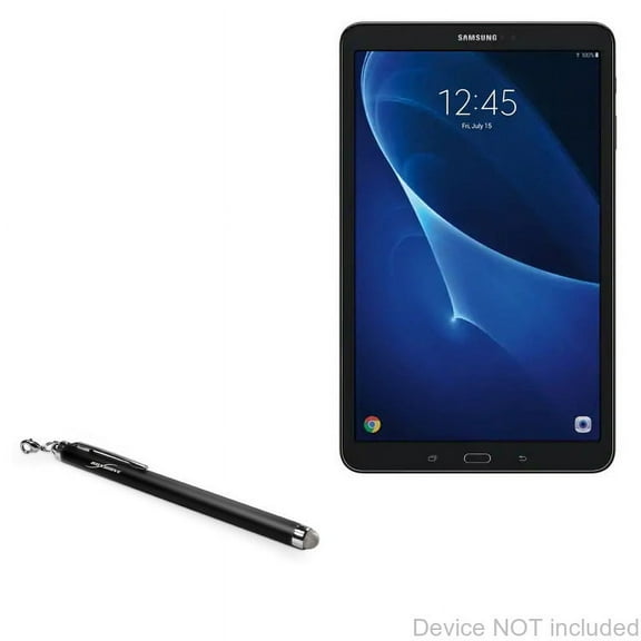 Samsung Galaxy Tab A 10.1 2019 Wi-Fi Stylus Pen, BoxWave [EverTouch Capacitive Stylus] Fiber Tip Capacitive Stylus Pen for Samsung Galaxy Tab A 10.1 2019 Wi-Fi - Jet Black