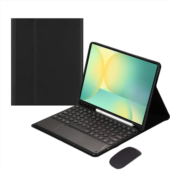 Samsung Galaxy Tab 2025 keyboard protector, equipped with mouse and Bluetooth keyboard (black)