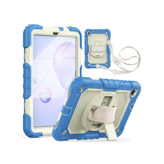 Samsung Galaxy Tab A 8.4 2020 Case with Screen Protector Model SM-T307 / SM-T307U with Pen Holder | Hard Durable Rugged Protective Cover with Handle Shoulder Strap