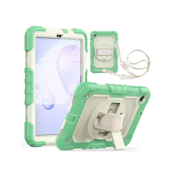 Samsung Galaxy Tab A 8.4 2020 Case with Screen Protector Model SM-T307 / SM-T307U with Pen Holder | Hard Durable Rugged Protective Cover with Handle Shoulder Strap