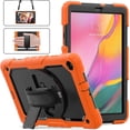 thumbnail image 1 of Samsung Galaxy Tab A 10.1 Case 2019 | SM-T510/T515 Shockproof Rugged Protective Case Cover with Built-in Screen Protector, 360 Stand,Hand Strap& Shoulder Strap for Galaxy Tab A 10.1 Inch, 1 of 6
