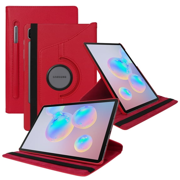 Samsung Galaxy Tab A 8.4 Tablet Case, T307 2020 Tablet Case, Solid Impact Protective Foldable Stand, Stylus Slot, 360 Rotation New (LEAP) for Samsung Galaxy Tab A 8.4 Tablet Case Red
