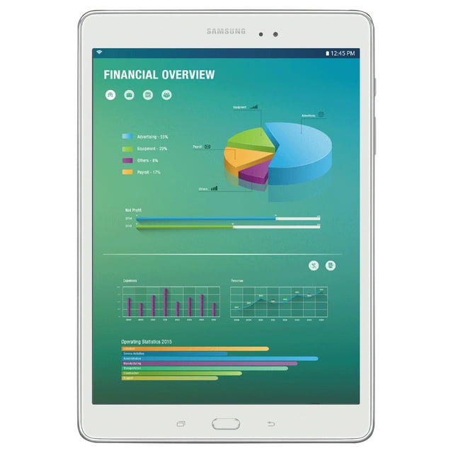 Samsung Galaxy Tab A - tablet - Android 5.0 (Lollipop) - 16 GB - 8" , White