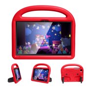 Dteck Kids Case for Samsung Galaxy Tab A7 10.4 inch 2020 Model Tablet, EVA Foam Lightweight Shockproof Handle Kickstand Protecitve Shell Cover For Galaxy Tab A7 SM-T500/T505/T507,Red