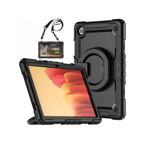 Samsung Galaxy Tab A7 Case 2020 SM-T500/T505/T507 with Screen Protector Full Body Shockproof Cover for 10.4 Inch Tab A7 with S Pen Holder Stand Hand Strap Shoulder Strap