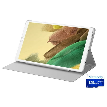 Samsung Galaxy Tab A7 Lite 8.7-inch WiFi Tablet Bundle, 3GB RAM, 32GB Storage, Android Q, Silver with Mazepoly Accessories