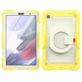thumbnail image 1 of Samsung Galaxy Tab A7 Lite Case 8.7 Inch 2021,Rugged Protective Case with Tempered Glass Film 360° Rotatable Kickstand Handle Kid Proof Case for Galaxy Tab A7 Lite 8.7" SM-T220 T225 T227,Yellow, 1 of 11