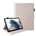 thumbnail image 1 of for Samsung Galaxy Tab A8 10.5 2022 SM-X200 / SM-X205 Folio Flip Case, Elegant Ultra Slim PU Leather Case with Smart Wake Sleep Kickstand Function Pencil Holder and Card Slots, Rosegold, 1 of 8
