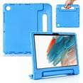 thumbnail image 1 of for Samsung Galaxy Tab A8 10.5 2022 (SM-X200/X205/X207) case, Shockproof, Silicone Rubber EVA Portable Handle Stand Protective Kids Cover Case for Samsung Galaxy A8 10.5 Inch Tablet 2022, Blue, 1 of 5