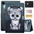 thumbnail image 1 of Samsung Galaxy Tab A8 10.5 2022 X200 X205 X207 Tablet Case, Dteck Cute Pattern Folio Flip Case Shockproof Stand Cover For Samsung Galaxy Tab A8 10.5 (2022),Leopard, 1 of 6