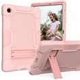 thumbnail image 1 of Samsung Galaxy Tab A8 2022 Case with Kickstand, Dteck Heavy Hybrid Shockproof Rugged Cover for Samsung Galaxy Tab A8 10.5 inch SM-X200/X205/X207, Rosegold, 1 of 8