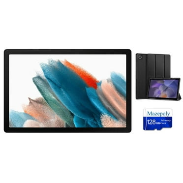 Samsung Galaxy Tab A8 Android Tablet, 10.5'' LCD Screen, 3GB RAM, 32GB Storage, Silver with Mazepoly Accessories