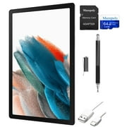 Samsung Galaxy Tab A8 Android Tablet, 10.5 LCD Screen, 64GB Storage, Silver with Mazepoly Accessories