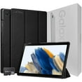 thumbnail image 1 of Samsung Galaxy Tab A8 Tablet with Hard Case 32GB and 64GB MicroSD Card Wi Fi International Silver 10.5 inch, 1 of 7