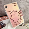 thumbnail image 1 of for Samsung Galaxy Tab A9+ 11.0" 2023 SM-X210/SM-X215/SM-X216 Clear Pattern Back Case, Luxury TPU Laser Lightweight Ultra Slim Shockproof Anti-Scratch Anti-Yellow Drop Protective Cover, Heart Bear, 1 of 6