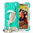 thumbnail image 1 of For Samsung Galaxy Tab A9 8.7"(2023) Case,Kids Friendly,With Rotatable Adjustable Hand Strap,Retractable Kickstand,Shoulder Strap,Shockproof Anti-fall Rugged Heavy Duty Tablet Case Cover,Mint, 1 of 10