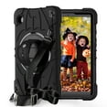 thumbnail image 1 of For Samsung Galaxy Tab A9 8.7"(2023) Case,Kids Friendly,With Rotatable Adjustable Hand Strap,Retractable Kickstand,Shoulder Strap,Shockproof Anti-fall Rugged Heavy Duty Tablet Case Cover,Black, 1 of 10
