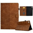 thumbnail image 1 of for Samsung Galaxy Tab A9 8.7" 2023 SM-X110 / SM-X115 Folio Case, Premium PU Leather Auto Wake / Sleep Stand with Pen Slot and Card Slots Magnetic Lightweight Case Cover, Brown, 1 of 6