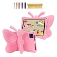 thumbnail image 1 of for Samsung Galaxy Tab A9 8.7" 2023 SM-X110 / SM-X115 Kids Girls Case with Kickstand Soft EVA Foam Lightweight Shockproof Handle Stand Cover for Samsung Galaxy Tab A9, Pink, 1 of 7