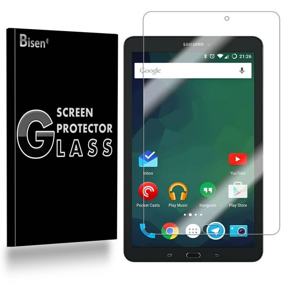 Samsung Galaxy Tab E 8.0 [BISEN] Tempered Glass Screen Protector, Anti-Scratch, Anti-Shock, Shatterproof, Bubble Free