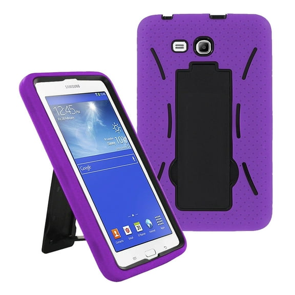 Samsung Galaxy Tab E Lite 7.0 Case, Galaxy Tab 3 Lite 7.0 Case, Rugged Heavy Duty Kids Proof Protective Case for SM-T110 / SM-T111 / SM-T113 / SM-T116 / SM-T113NYKAXAR -Purple