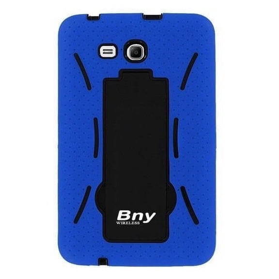 Samsung Galaxy Tab E Lite 7.0 Case,BNY-WIRELESS (TM) Rugged High Impact Hybrid Drop Proof Armor Defender Full-body Protection Case Convertible Built in Stand for Samsung Galaxy Tab E Lite 7.0-NAVY