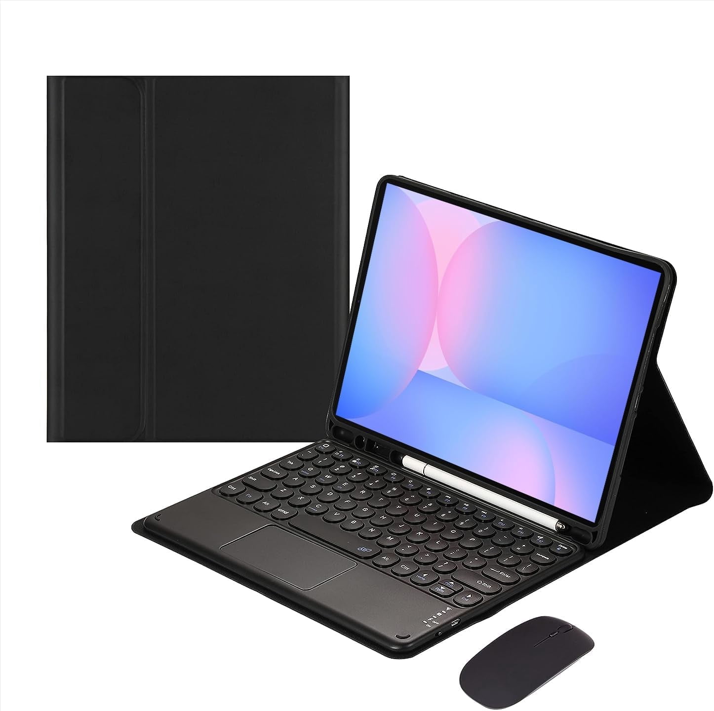 Samsung Galaxy Tab S10 FE/S9 FE 5G/Tab S9 Touch Bluetooth Keyboard Case (black)